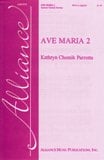 Ave Maria No. 2 SSAA choral sheet music cover